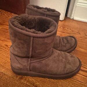 UGG Kids Brown Snow Boots